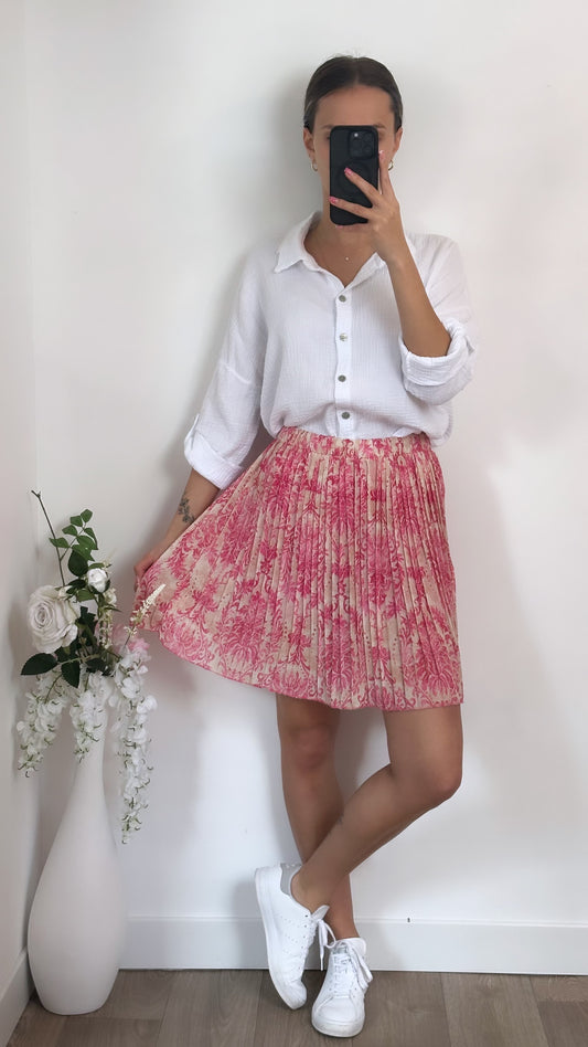 Jupe short Anouk- Rose