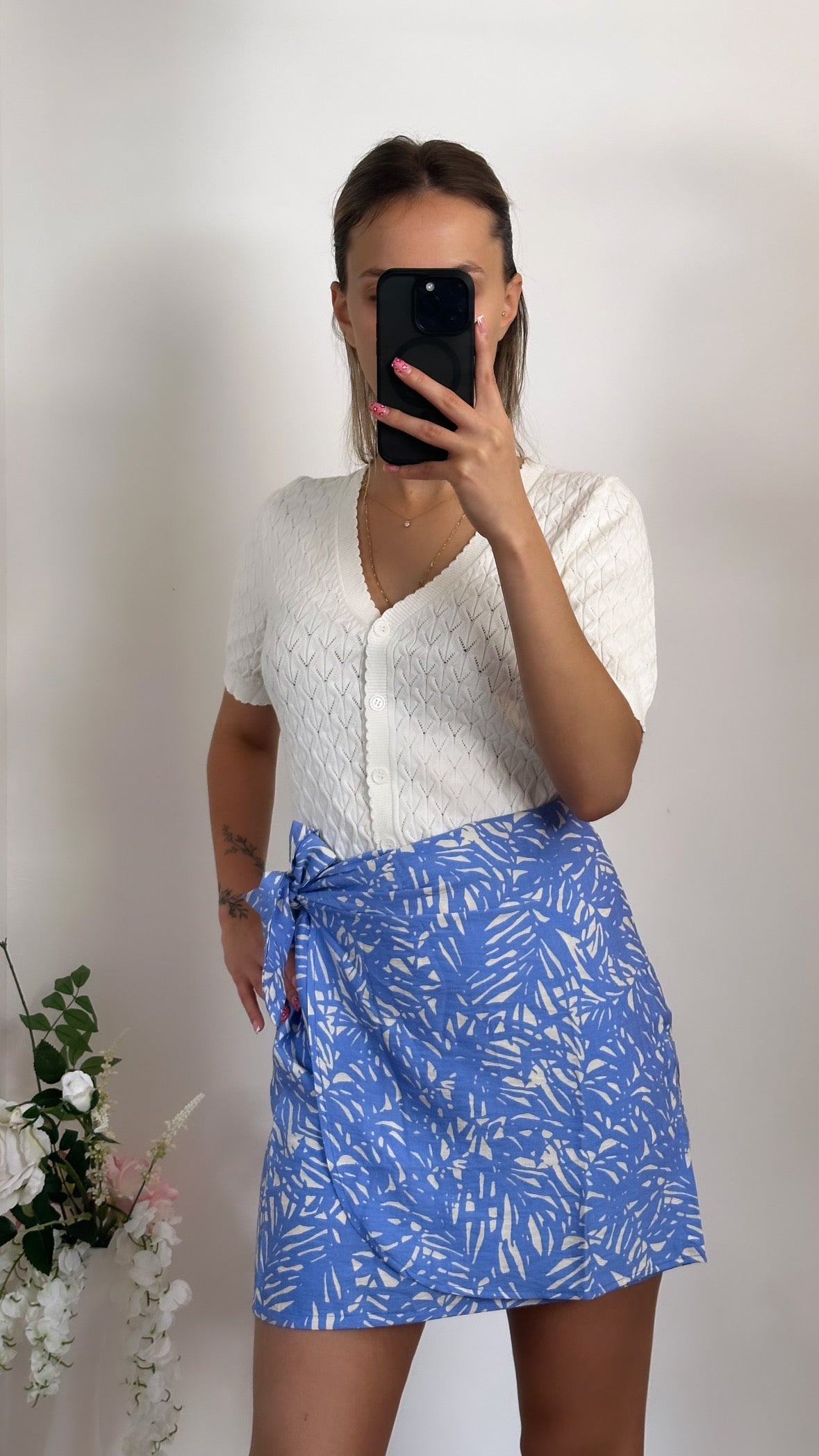 Jupe short Rylée - Bleu