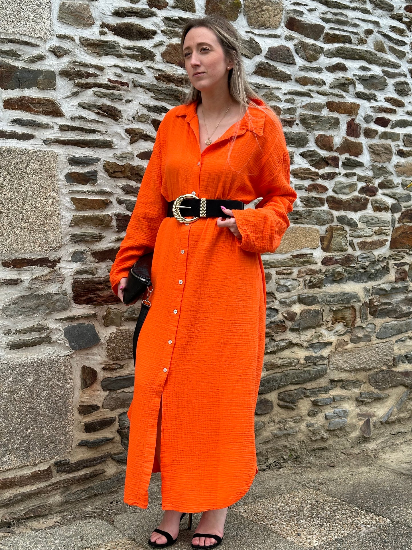 Robe Gaze Iris- Orange