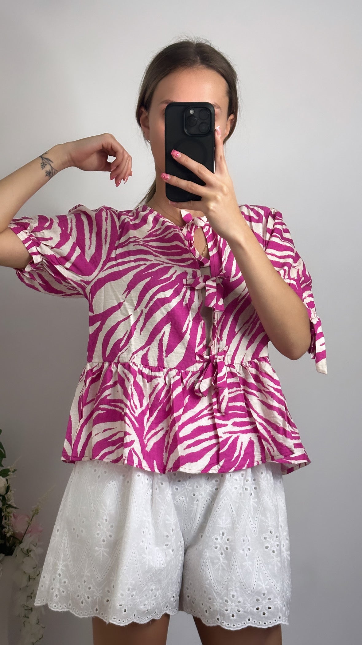 Blouse Zoé - Fuschia