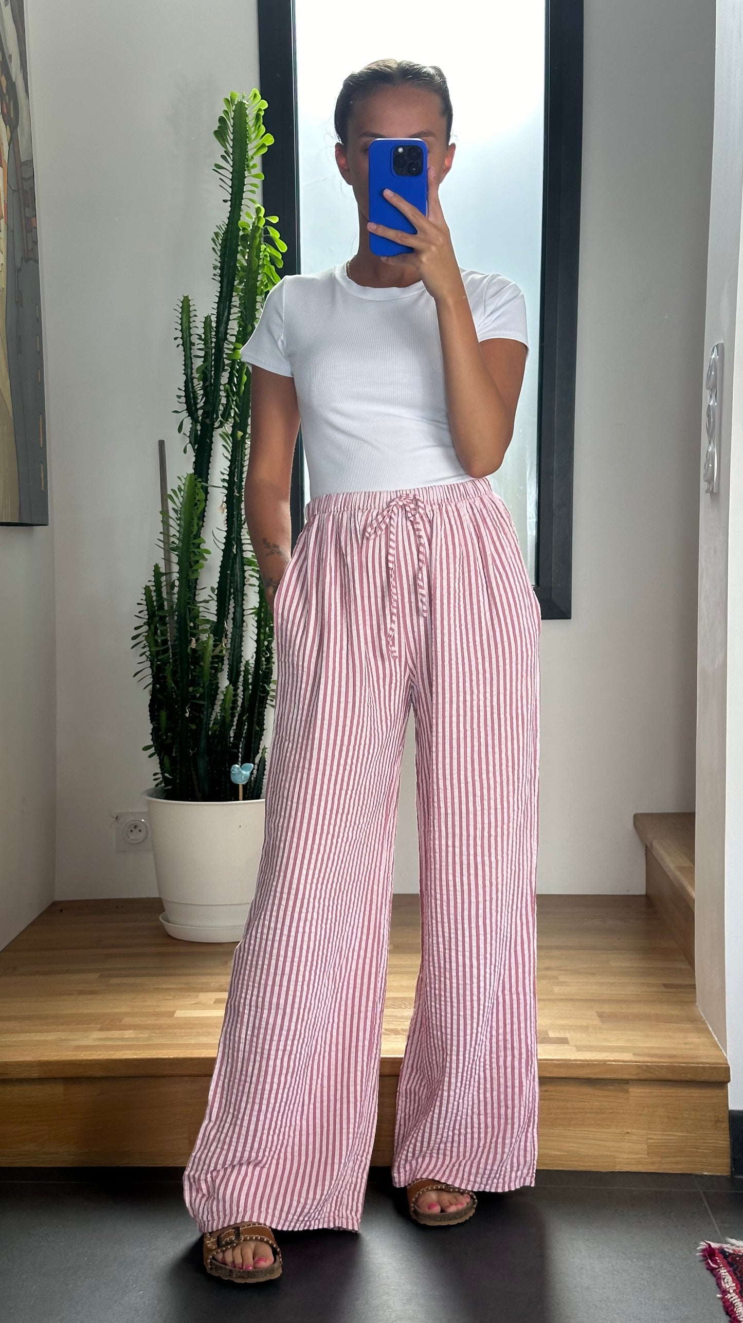 Pantalon Gaze Santorin- Rose