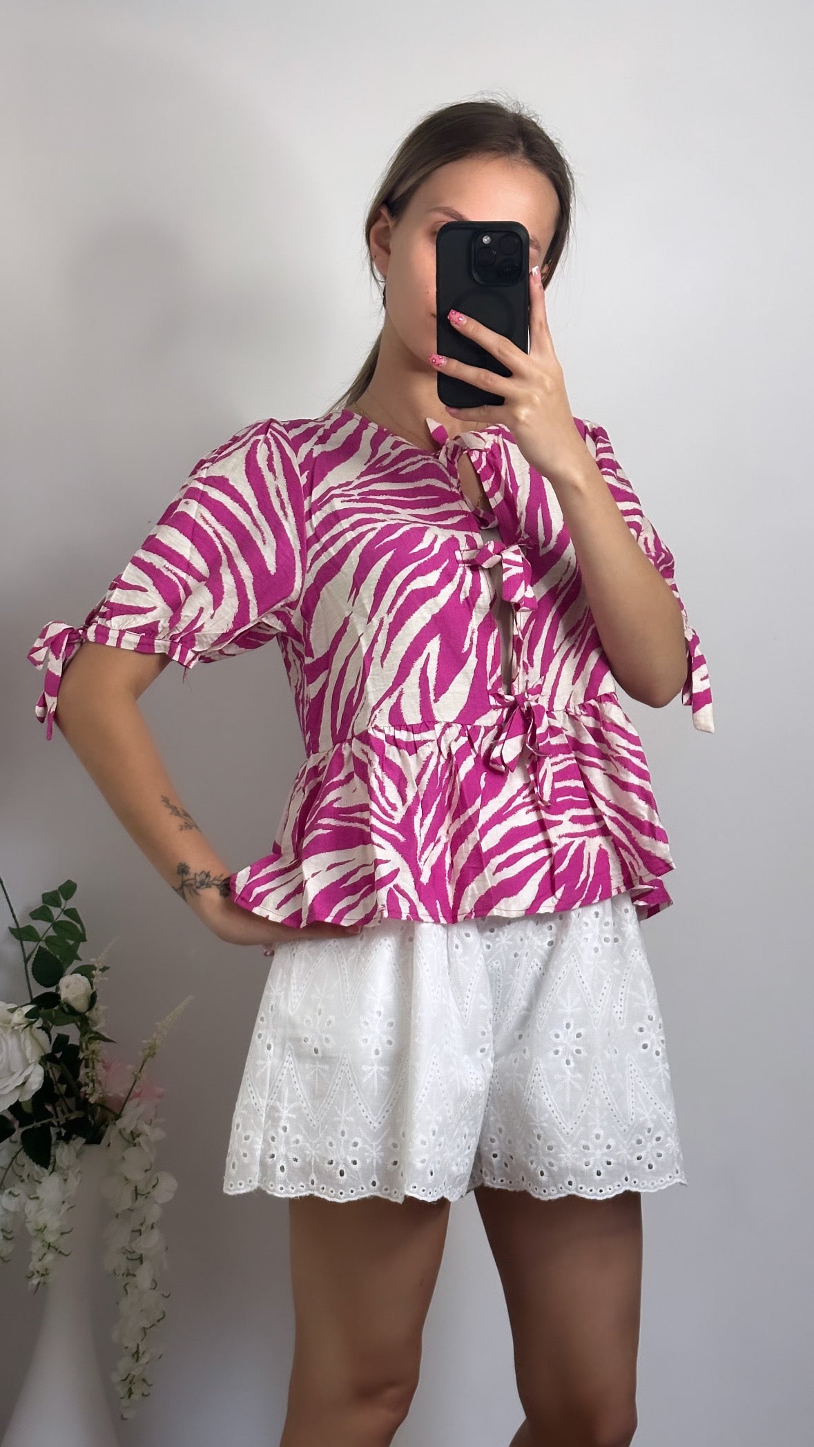 Blouse Zoé - Fuschia