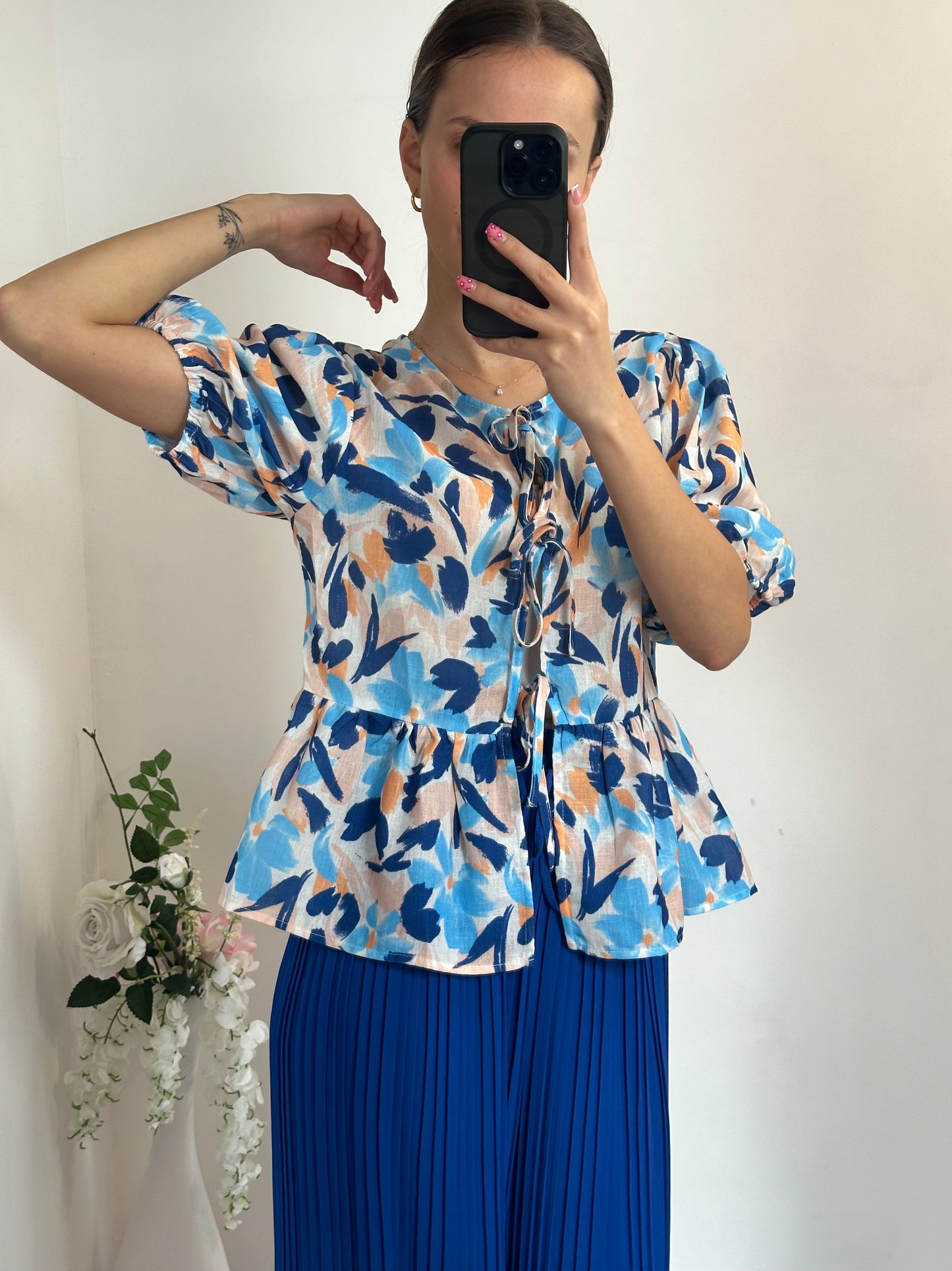 Blouse June- Bleu