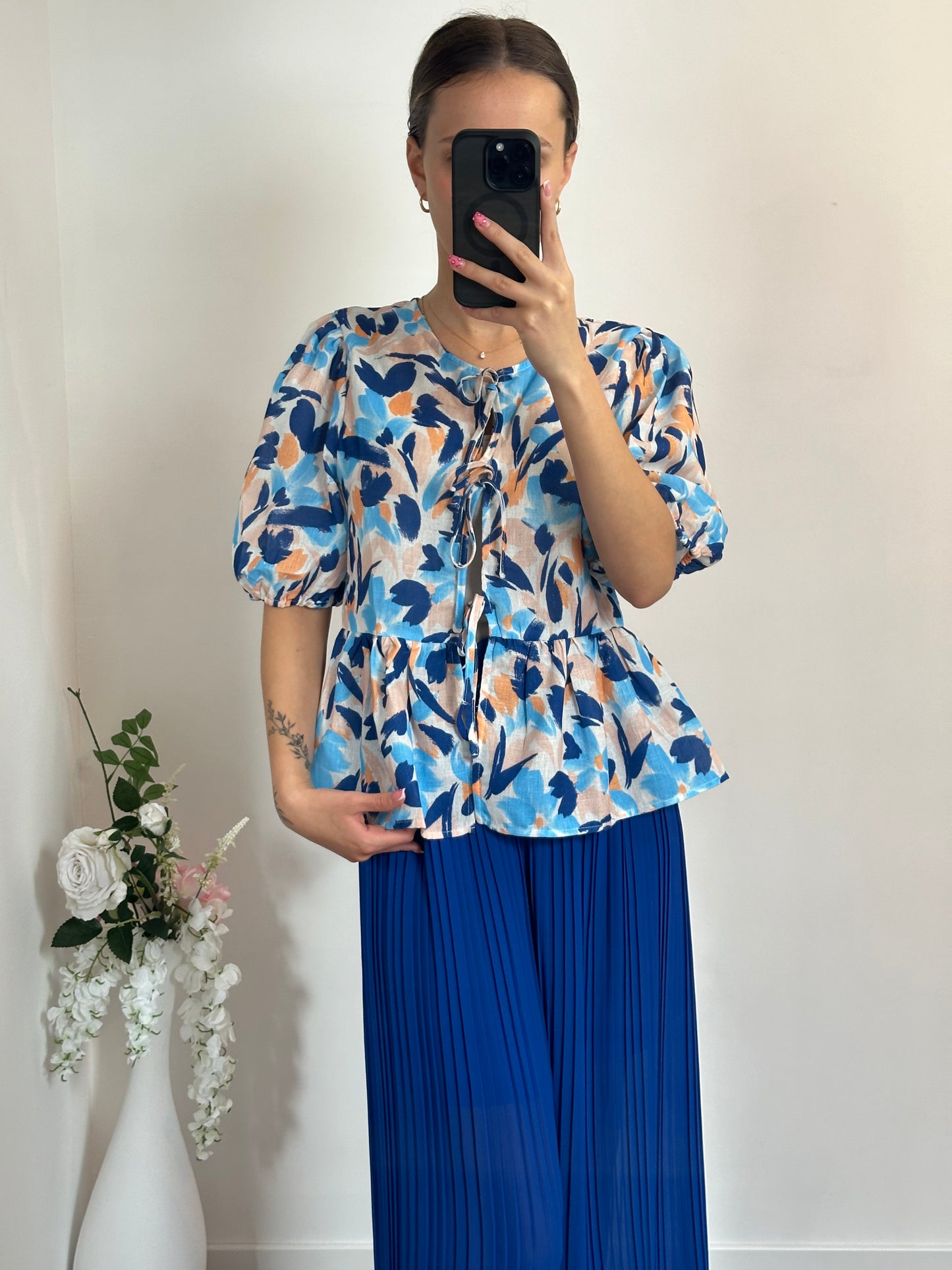 Blouse June- Bleu