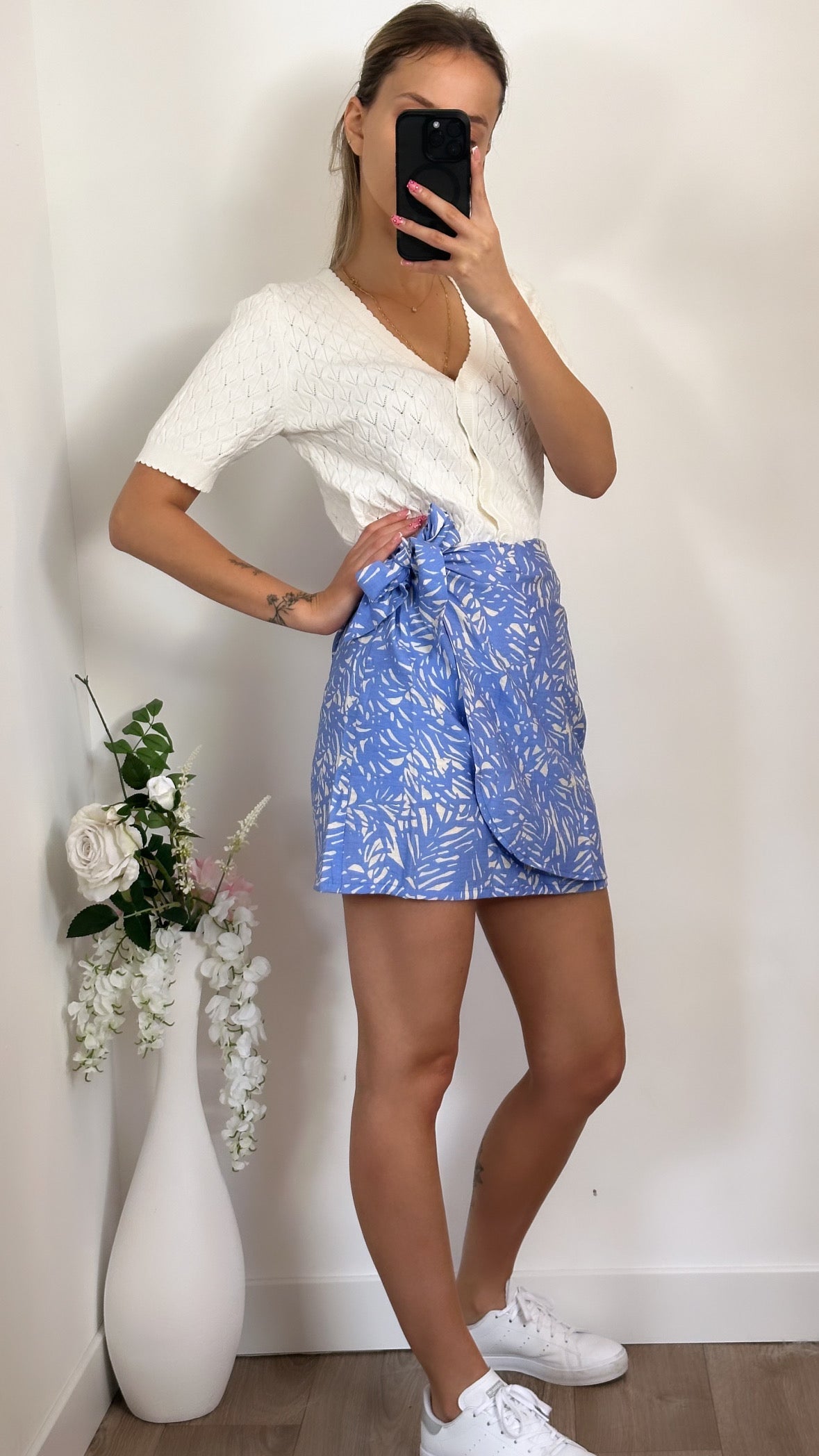 Jupe short Rylée - Bleu